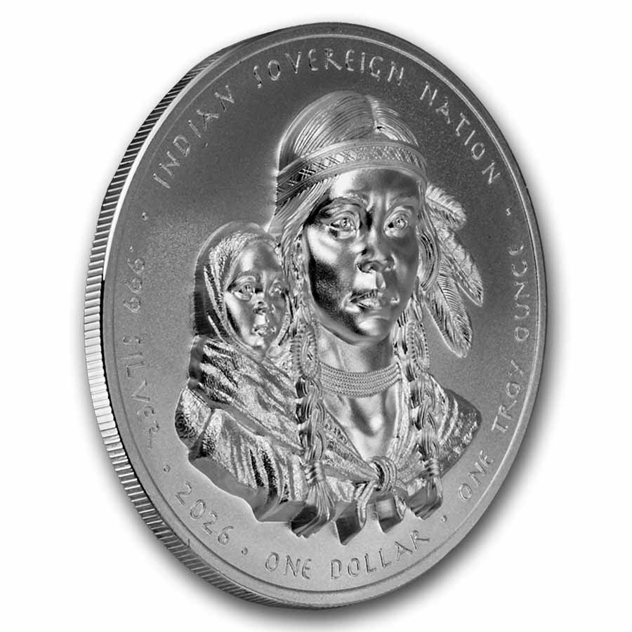 2026 Liberia 1 oz Silver Sacagawea Silver Dollar UHR | eBay